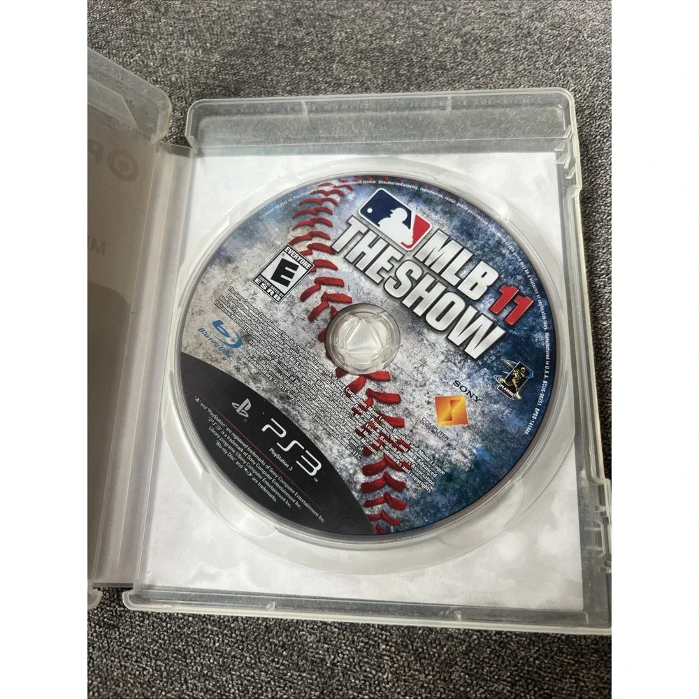 Sony MLB 11 The Show Video Game PS3 One Size Blue Sports Baseball Disc Only